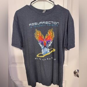Next Level Apparel Charcoal Graphic Tee